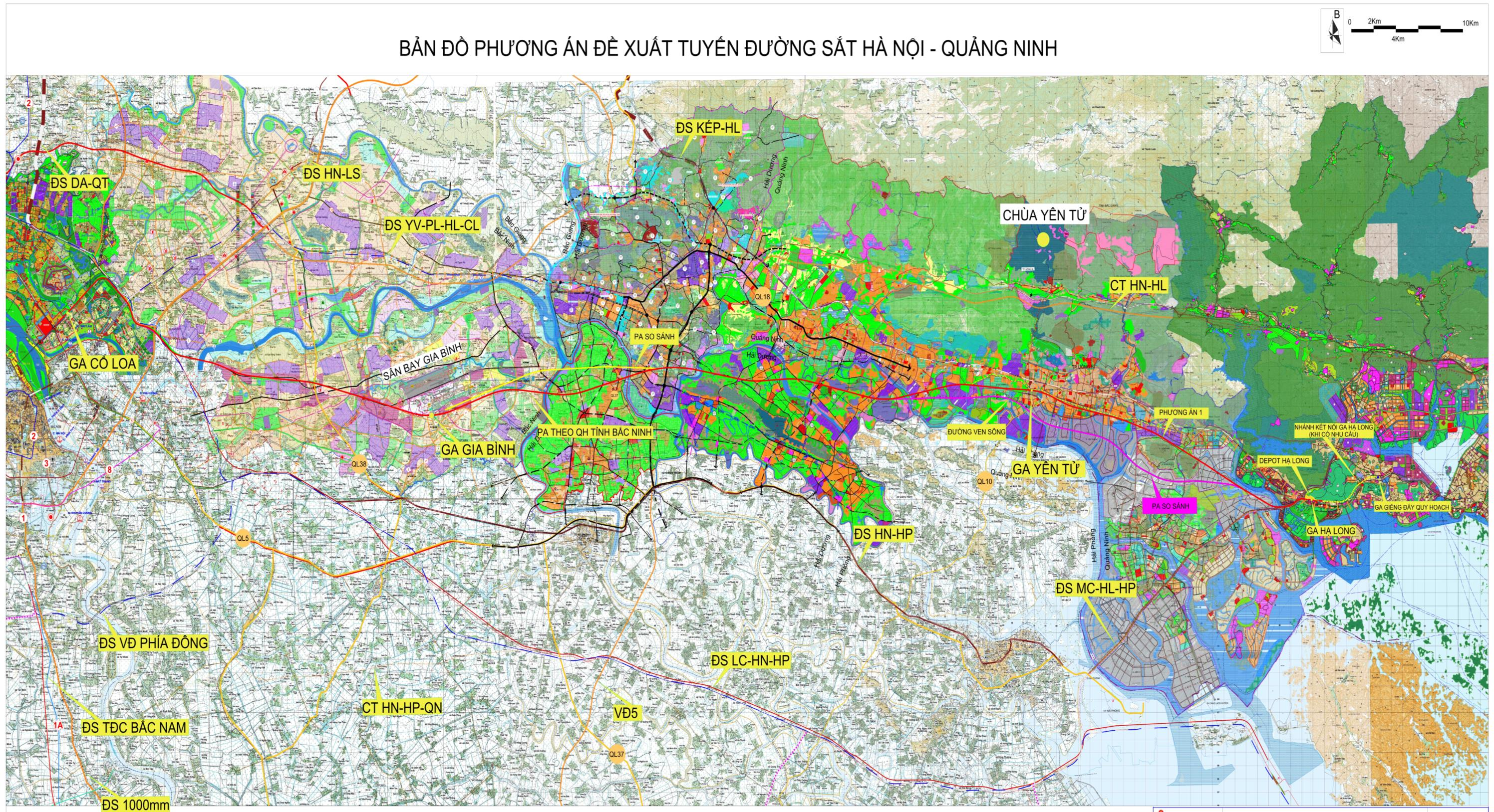 Toàn cảnh dự án đường sắt Hà Nội - Quảng Ninh